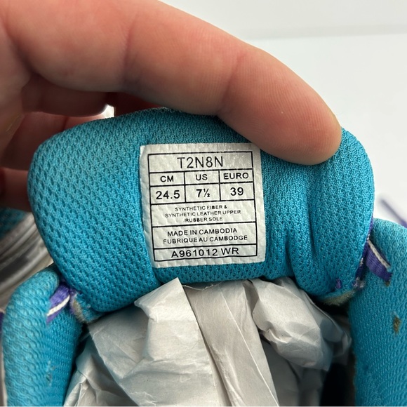 Asics Gel-Contend Women’s Running Shoes - T2N8N Purple/Blue - Size 7.5 7 1/2 - Picture 8 of 8